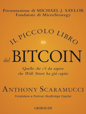 cover image of Il piccolo libro del Bitcoin